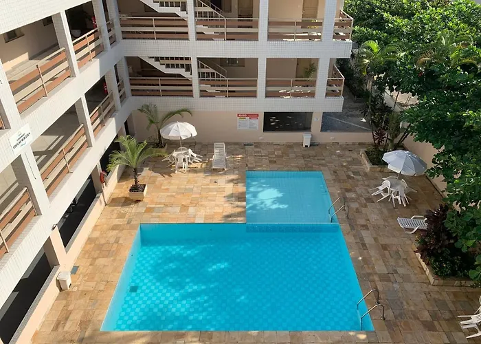 Lindo Apto Com Piscina A 150M Da Praia Do Tombo Guarujá